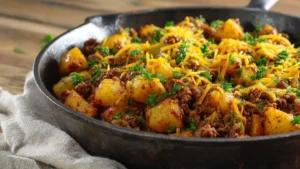 Classic Beef and Potato Skillet (Hearty Comfort Food Recipe)