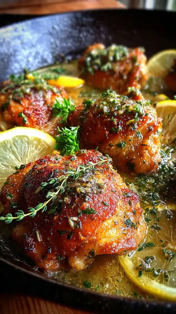 Easy Lemon Herb Chicken Skillet