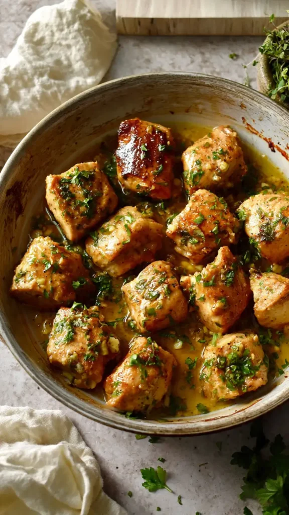 Garlic Butter Chicken Bites