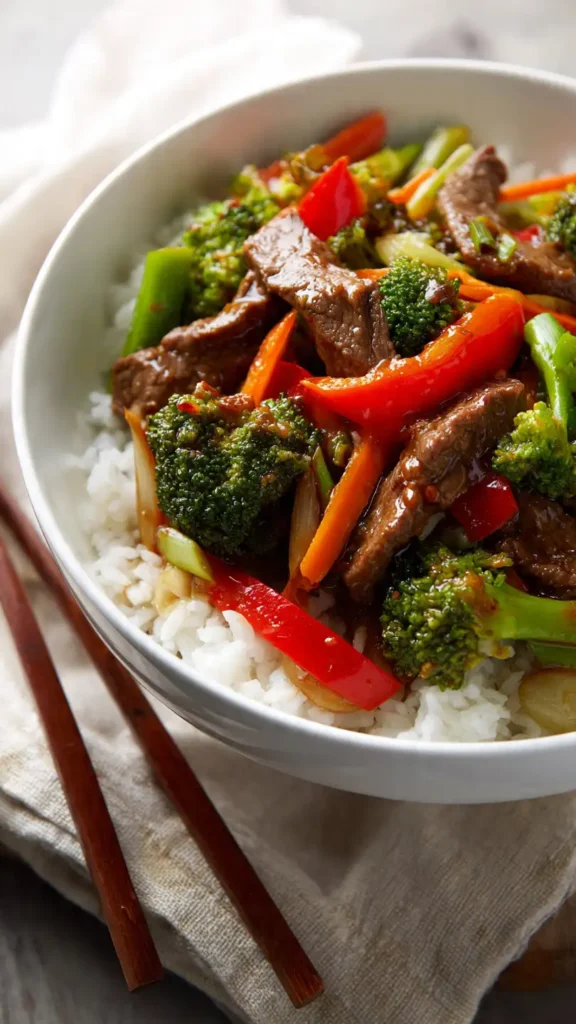Quick Beef Stir Fry with Vegetables