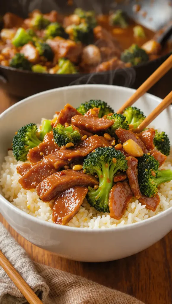 9. 15-Minute Beef and Broccoli Stir Fry