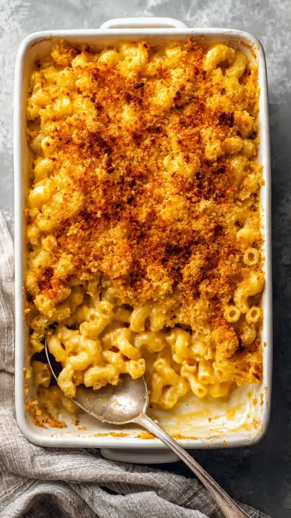 Baked Mac and Cheese with Breadcrumb Topping (Ultimate Comfort Food)
