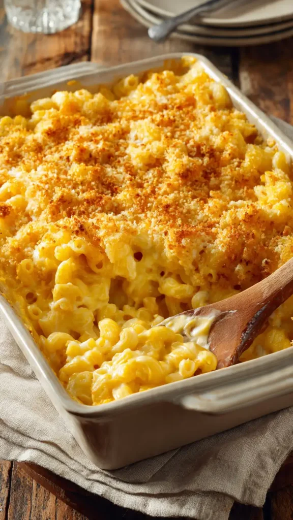 Baked Mac and Cheese with Breadcrumb Topping (Ultimate Comfort Food)