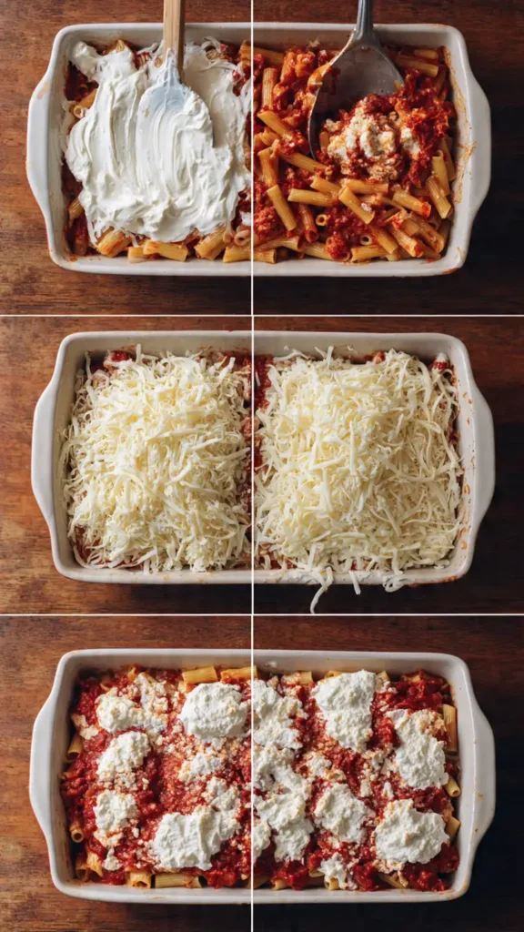 Baked Ziti with Sausage and Mozzarella (Hearty Family Dinner Recipe)