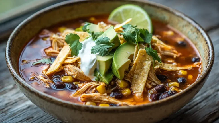 Chicken Tortilla Soup (Quick, Cozy & Crowd-Pleasing Weeknight Meal)
