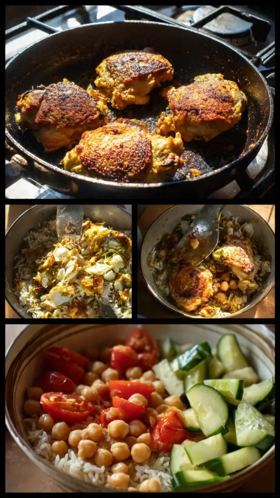 Greek Chicken Bowl with Tzatziki