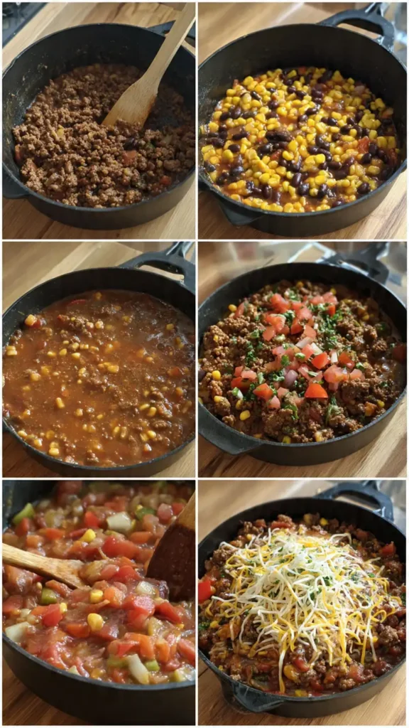 Ground Turkey Taco Skillet