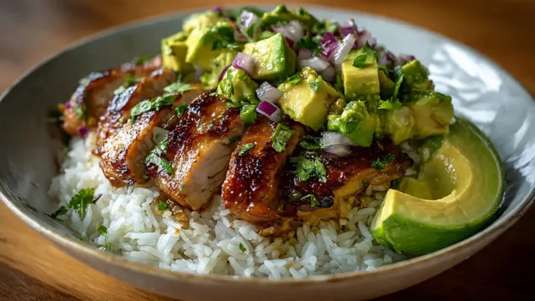 Honey Lime Chicken Avocado Recipe – Fresh, Zesty, and Perfect for Dinner