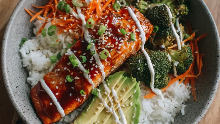 Easy Honey Sriracha Salmon Bowls (20-Minute Dinner)