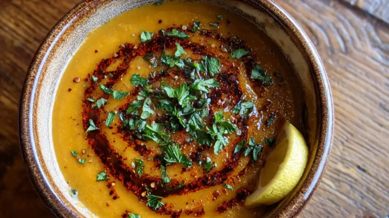 High-Protein Lentil Soup with Cumin and Lemon