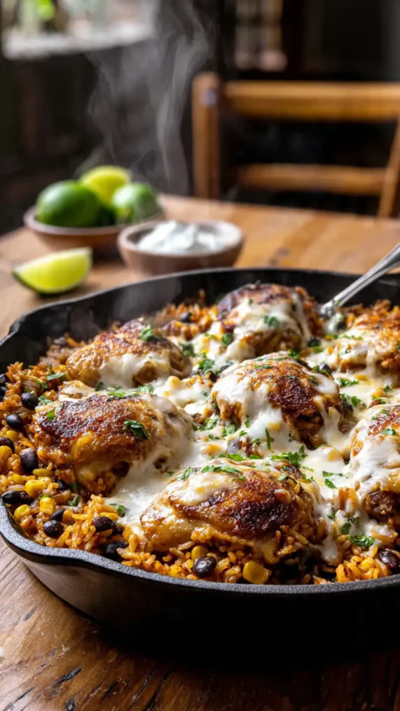 One Pan Mexican Chicken and Rice – Fast Flavorful Dinner