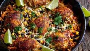 One Pan Mexican Chicken and Rice – Fast Flavorful Dinner