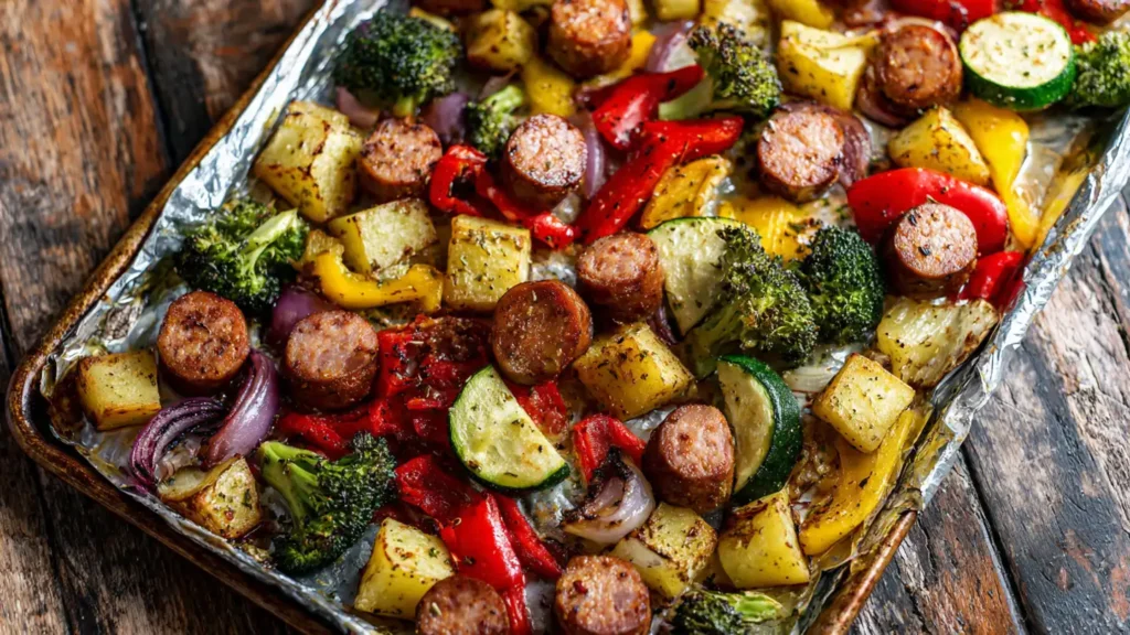 One Pan Sausage and Veggie Sheet Pan Dinner (That Actually Works on a Weeknight)