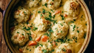 One Pot Chicken and Dumplings (Old-Fashioned Comfort Food Recipe)