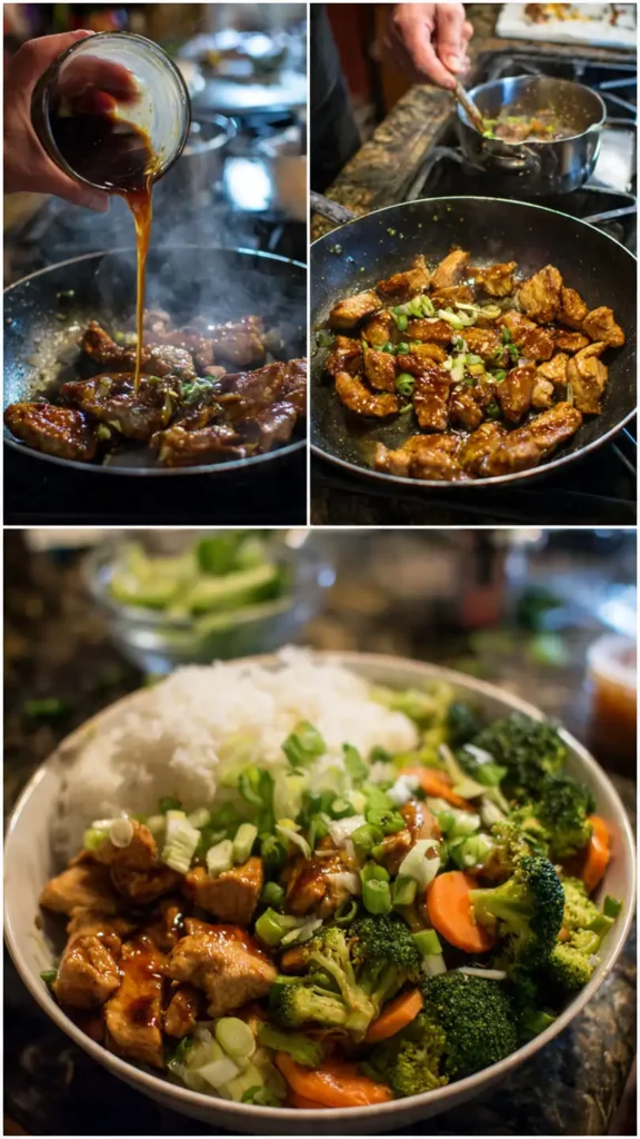 Quick Teriyaki Chicken Rice Bowl