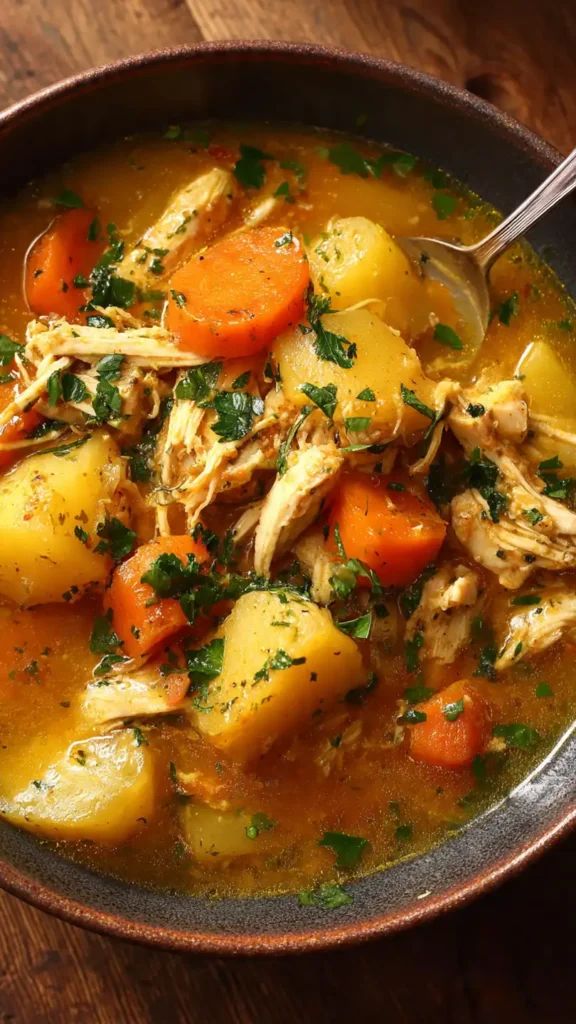 Slow Cooker Chicken and Potato Stew