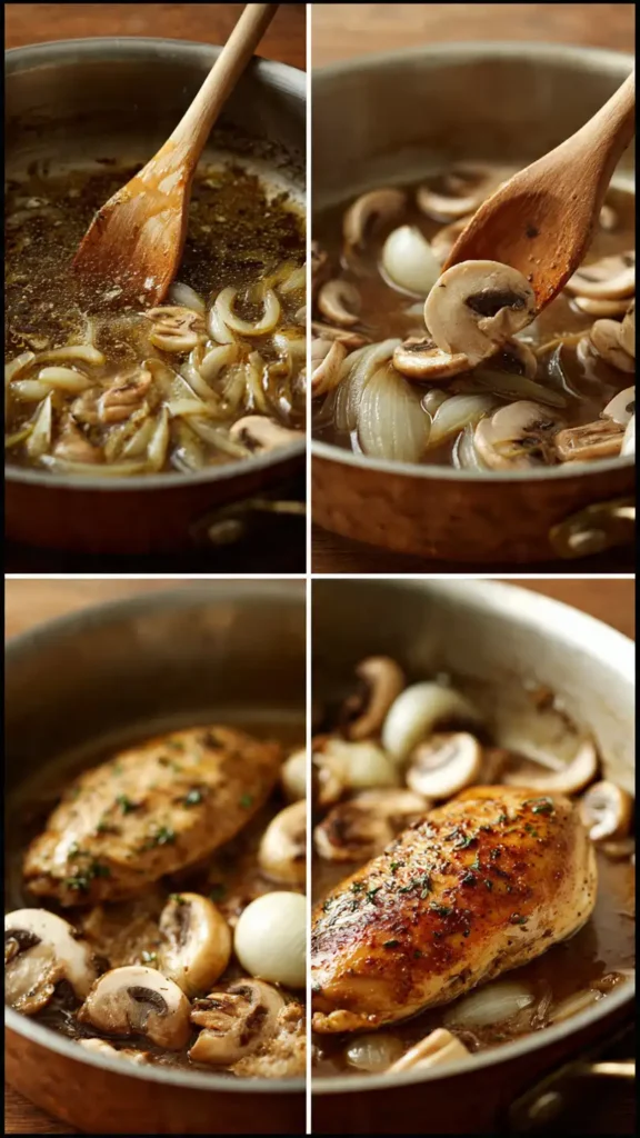 Smothered Chicken with Mushroom Gravy