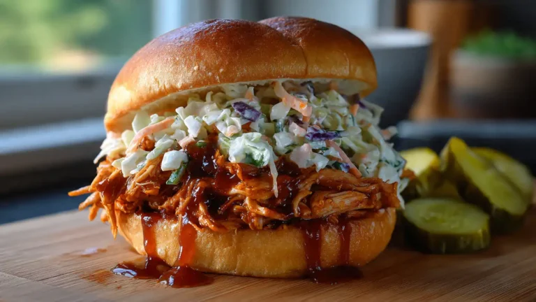 Fast BBQ Pulled Chicken Sandwiches (Stovetop Method)