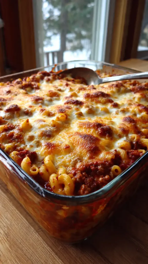 Cheesy Sloppy Joe Casserole