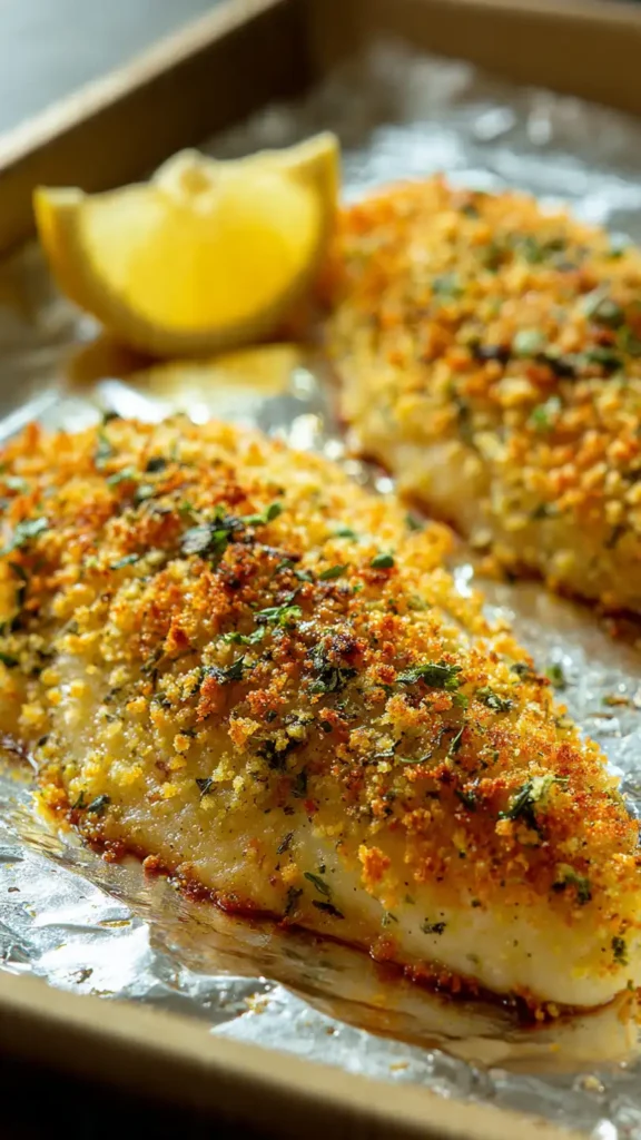 Crispy Parmesan Tilapia