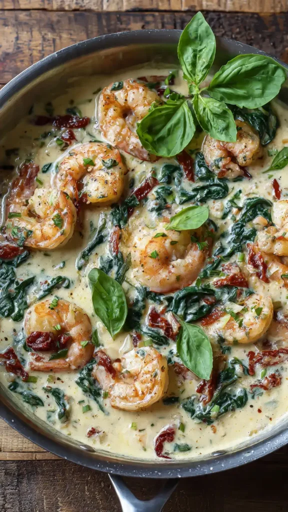 Garlic Tuscan Shrimp