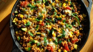 Ground Turkey and Zucchini Skillet (Healthy, One-Pan Dinner in 30 Minutes)