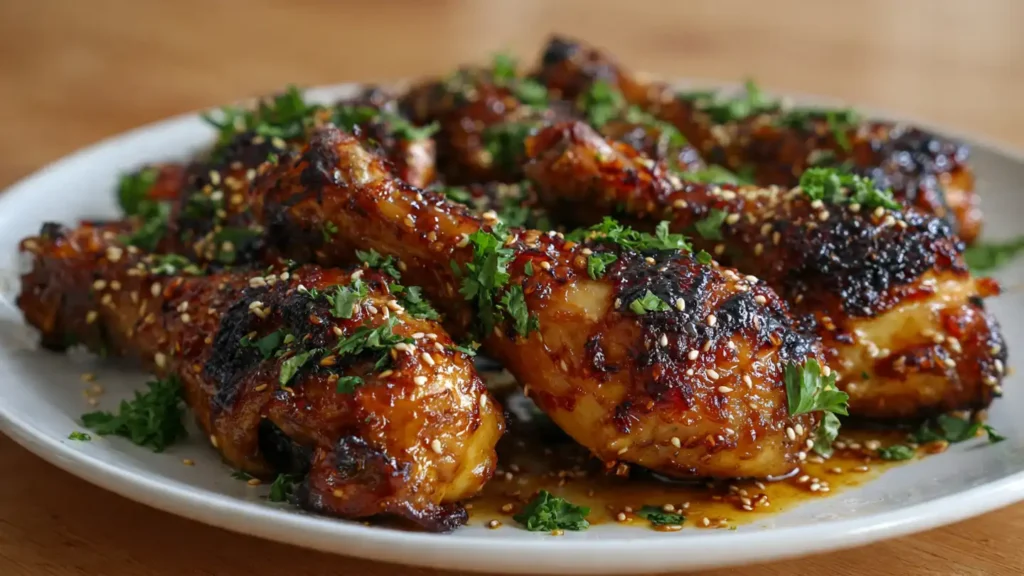Honey Garlic Baked Chicken Drumsticks (Easy, Sticky & Kid-Approved)