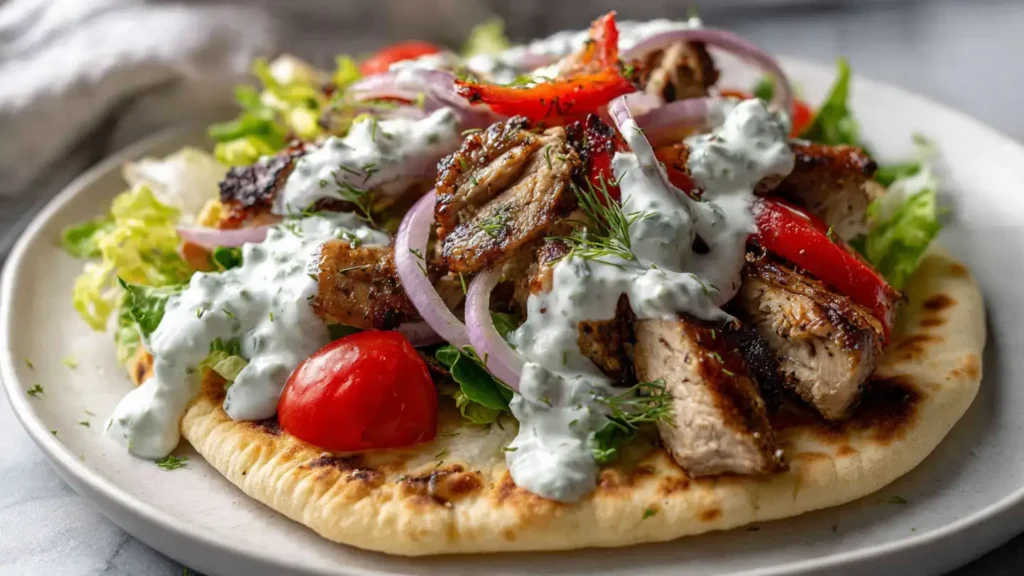 Sheet Pan Chicken Pitas with Herby Ranch