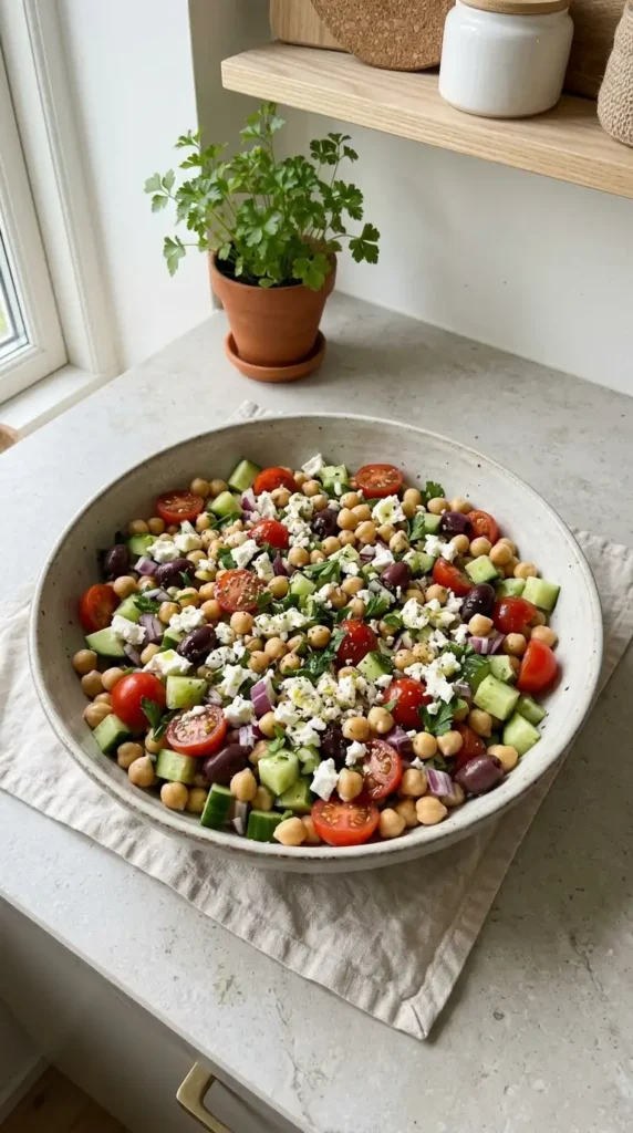 Mediterranean Chickpea Salad