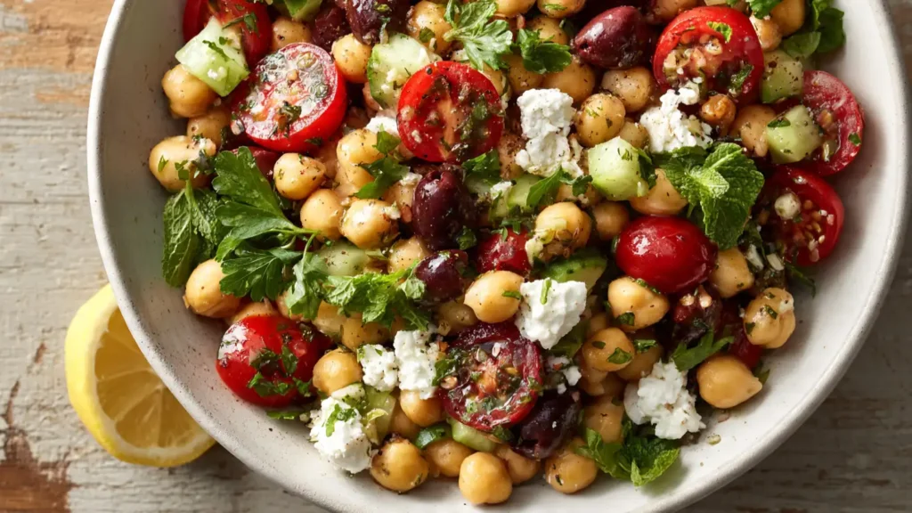 Mediterranean Chickpea Salad
