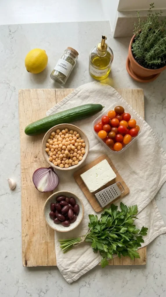 Mediterranean Chickpea Salad