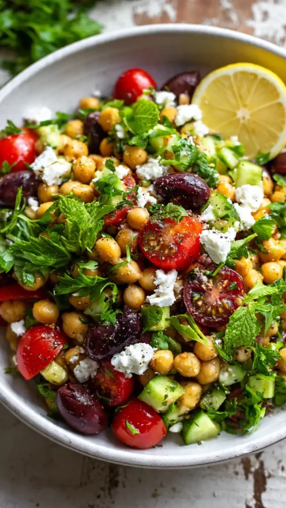 Mediterranean Chickpea Salad