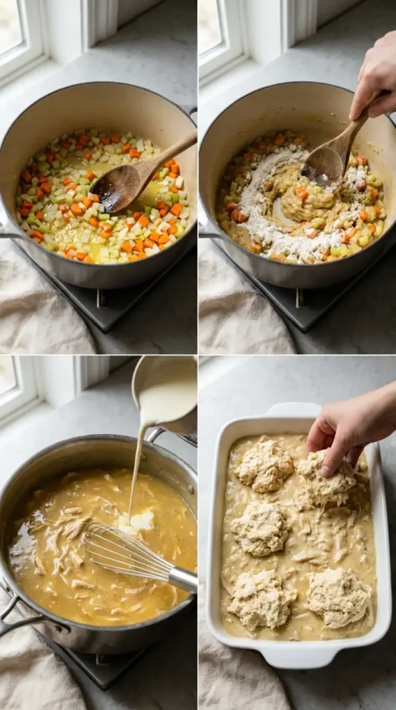 Pioneer Woman Chicken Pot Pie with Biscuits